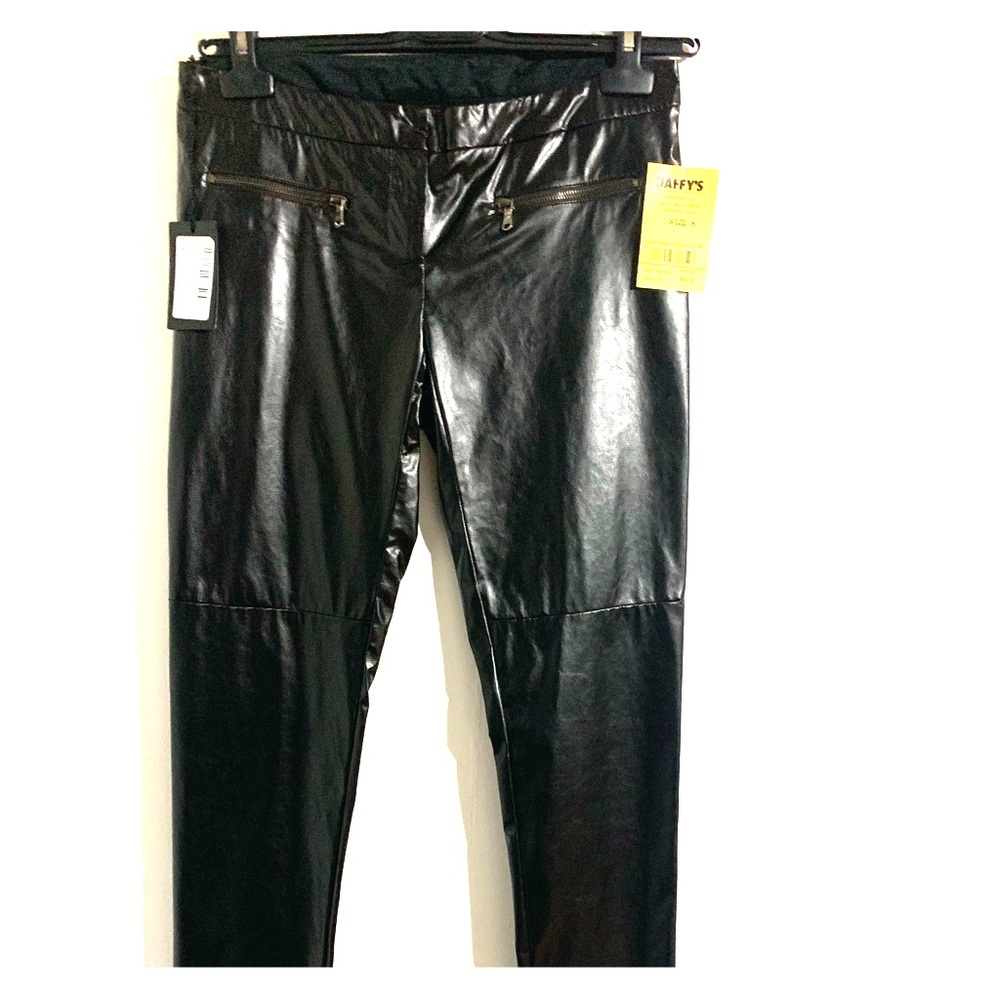 Chocolate Faux Leather Pants